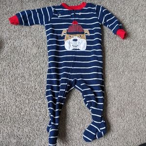 Carter's 6 month fleece pajamas EUC